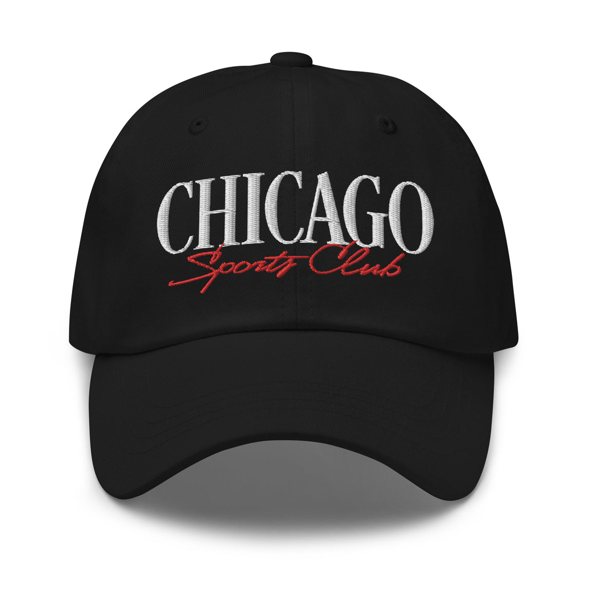 Chicago Sports Club Strapback Hat (Black) - Chicago Sports Club Strapback Hat (Black) - 
