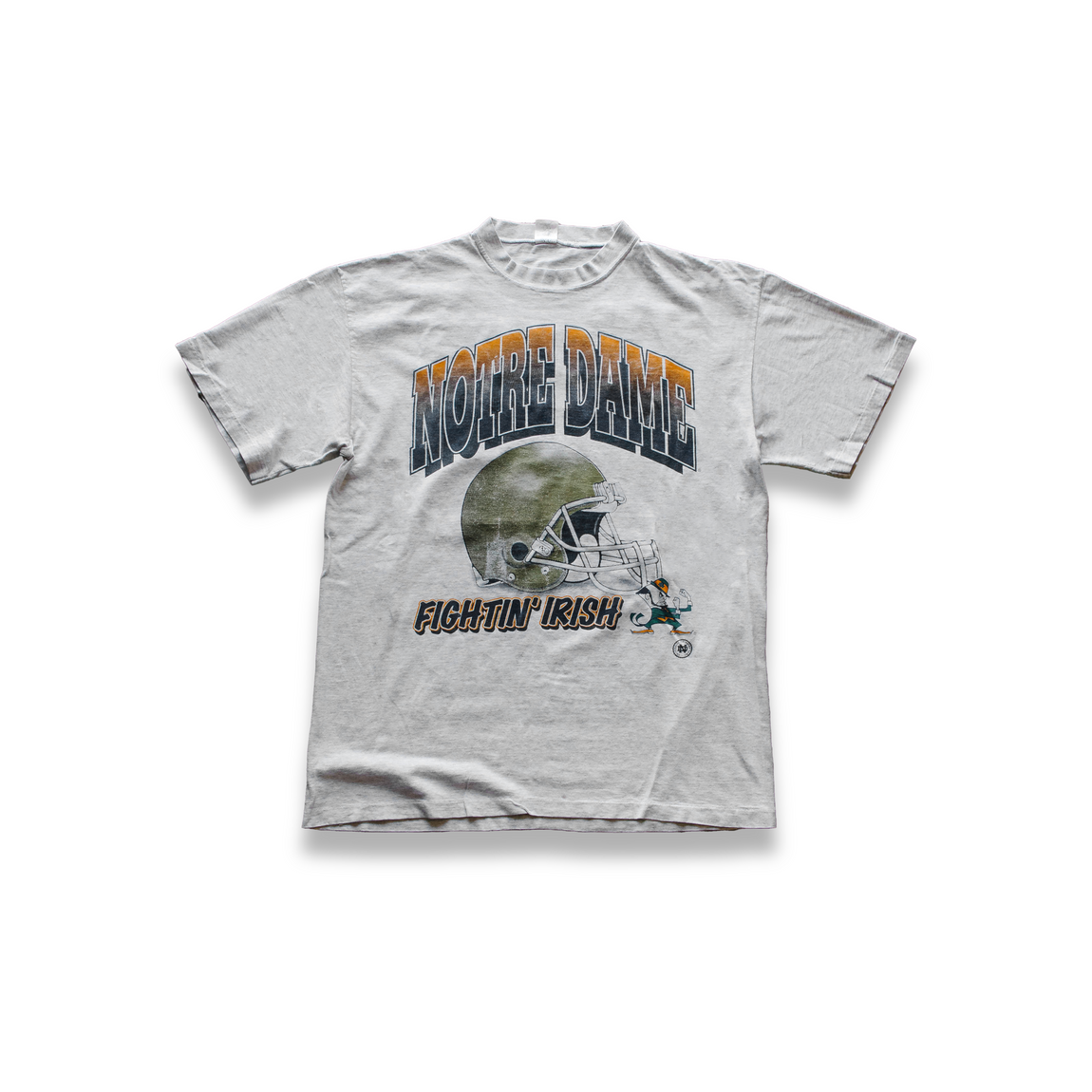 Centre Upcycled Fightin' Irish Tee (Heather Grey) - Centre Upcycled Fightin' Irish Tee (Heather Grey) - 