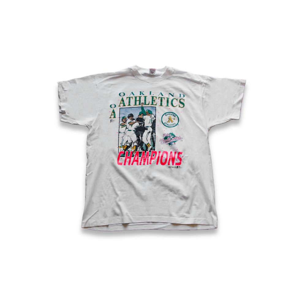 Centre Upcycled '89 World Series Tee (White) - Centre Upcycle Program