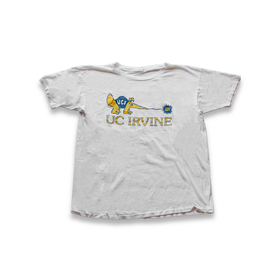 Centre Upcycled UC Irvine Tee (White) - Centre Upcycle Program