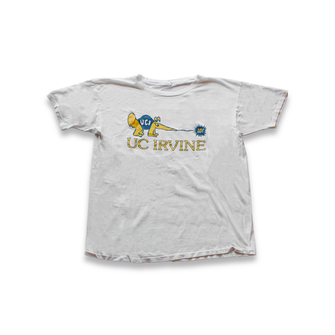 Centre Upcycled UC Irvine Tee (White) - Centre Upcycled UC Irvine Tee (White) - 