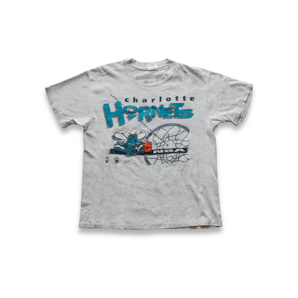 Centre Upcycled Hornets Tee (Heather Grey) - Centre Upcycle Program