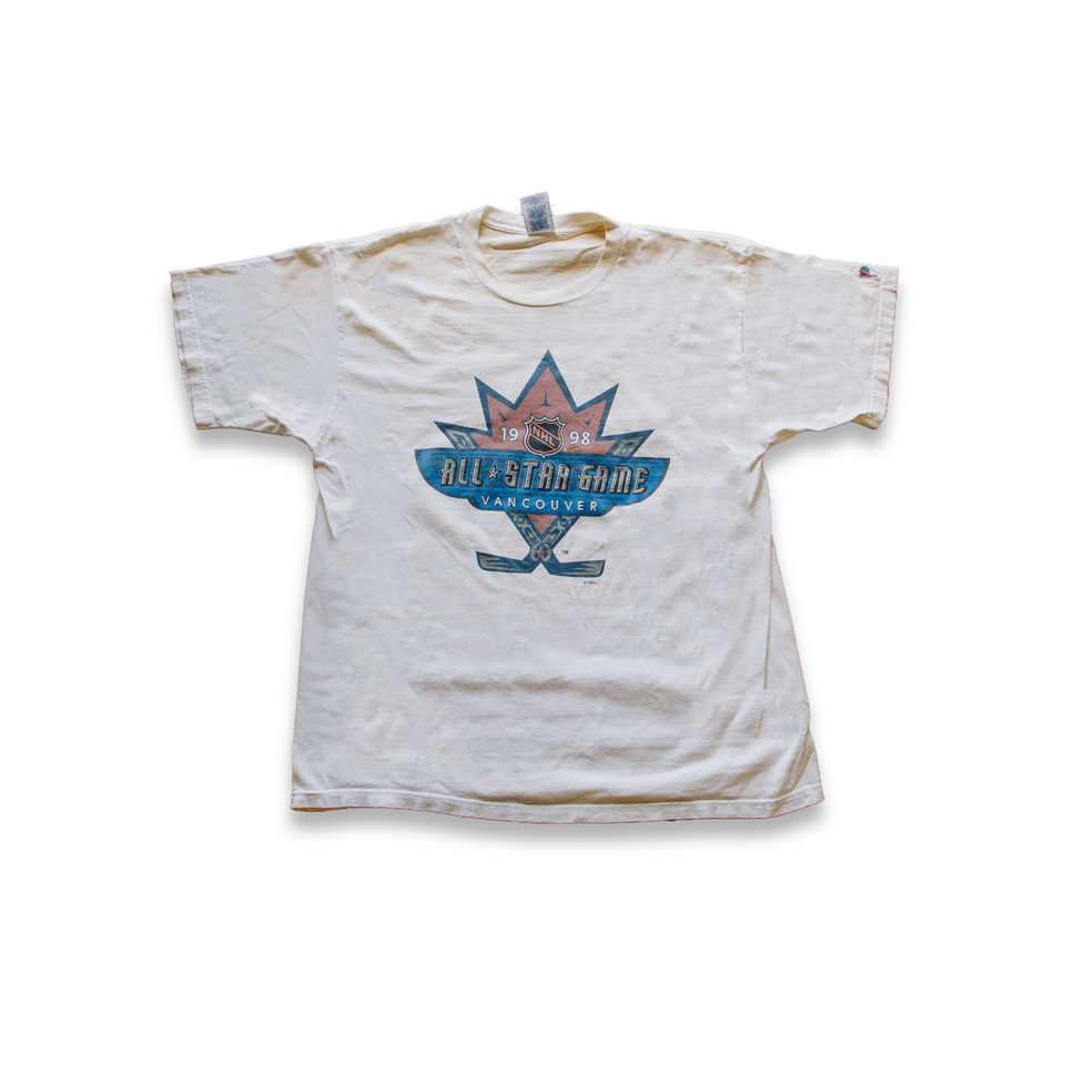Centre Upcycled '98 All Star Game Tee (White) - Centre Upcycle Program