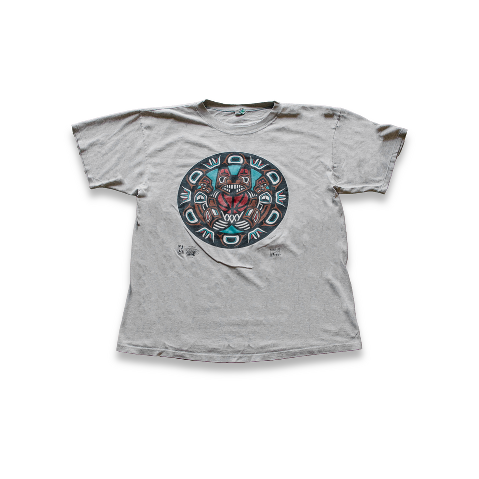 Centre Upcycled '95 Grizzlies Tee (Grey) - Centre Upcycle Program