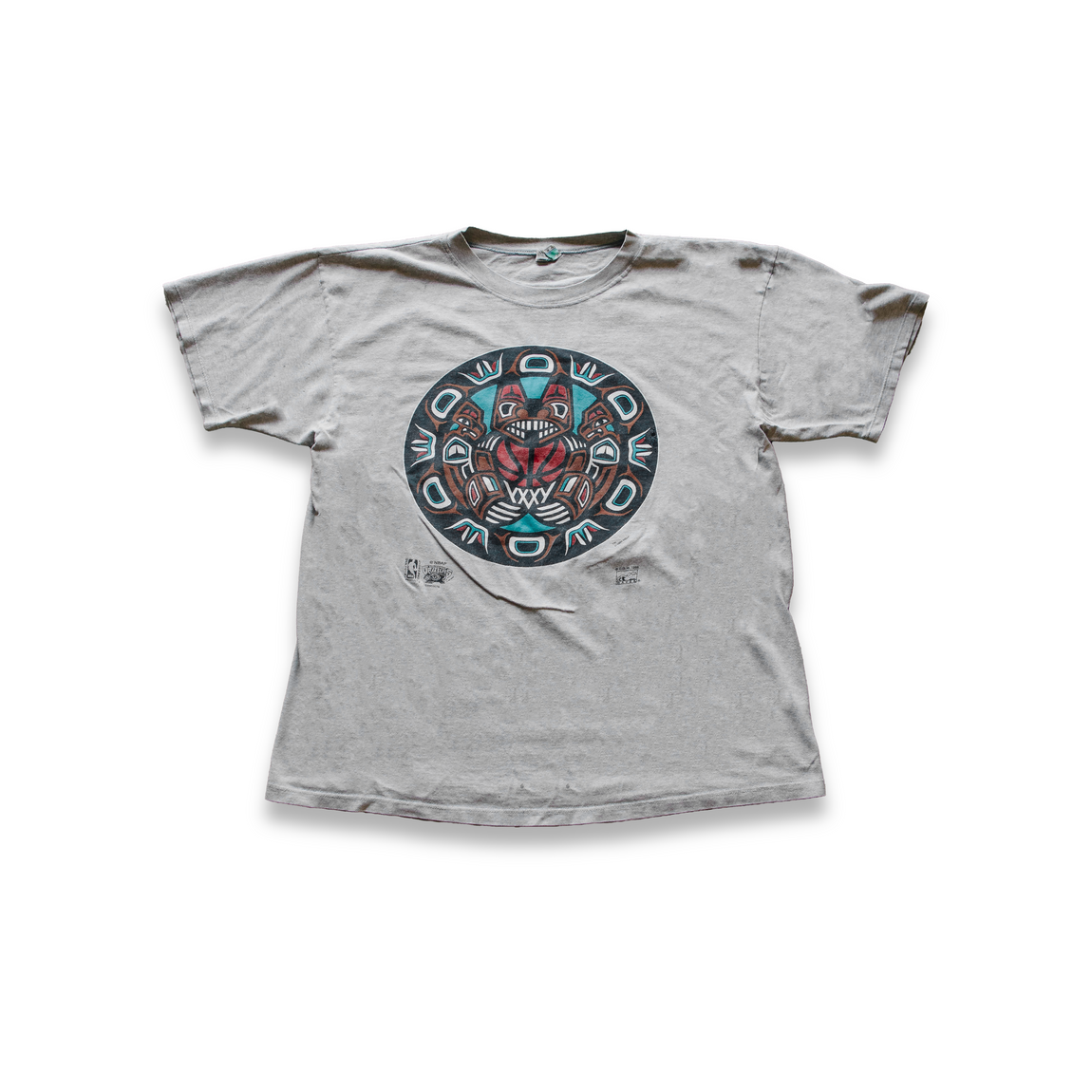 Centre Upcycled '95 Grizzlies Tee (Grey) - Centre Upcycled '95 Grizzlies Tee (Grey) - 