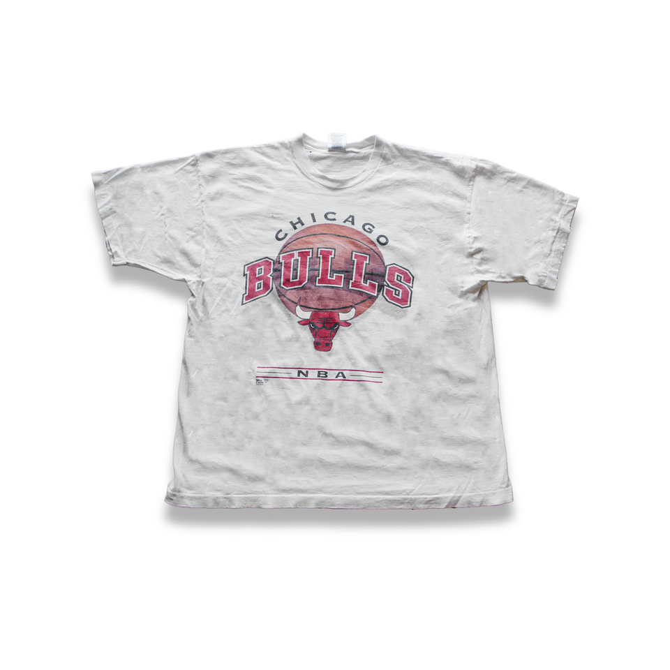 Centre Upcycled Bulls Tee (White) - Centre Upcycle Program