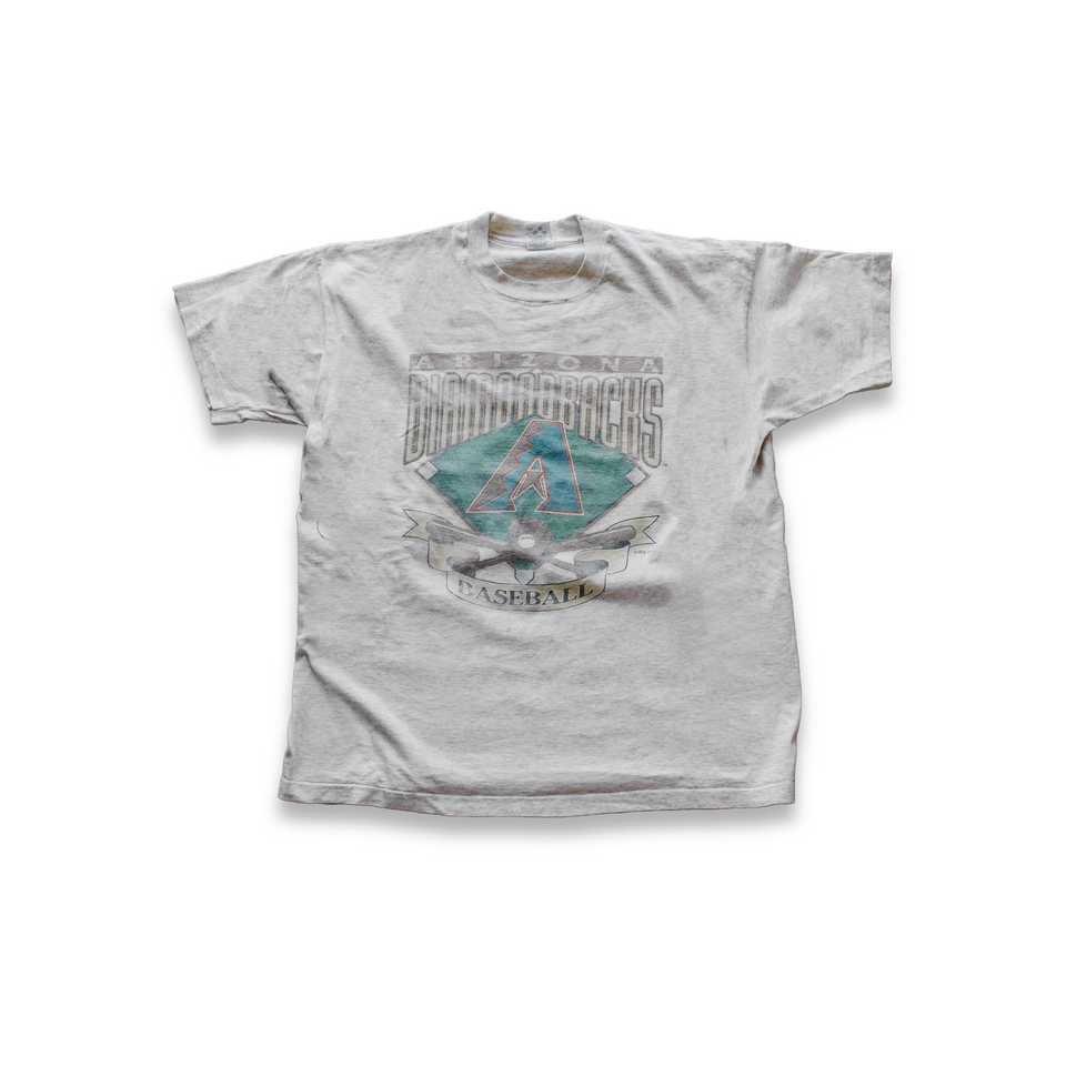 Centre Upcycled '95 Diamondbacks Tee (Heather Grey) - Centre Upcycle Program