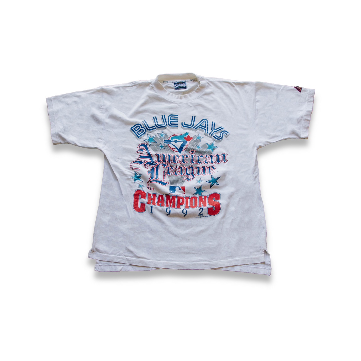 Centre Upcycled '92 Blue Jays Tee (White) - Centre Upcycled '92 Blue Jays Tee (White) - 