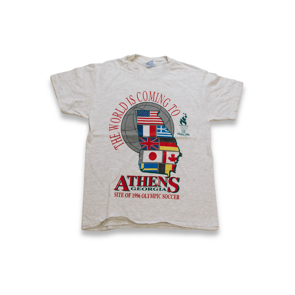 Centre Upcycled '96 Olympics Tee (Heather Grey) - Men's Apparel