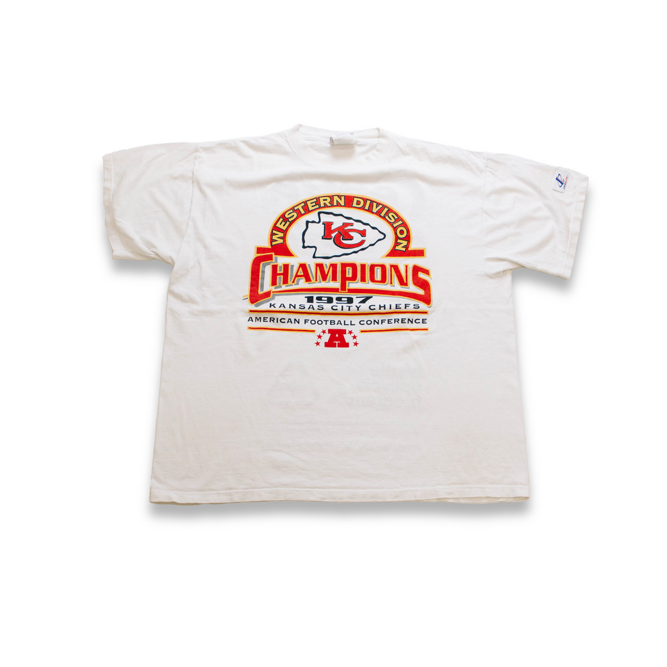 Centre Upcycled '97 Chiefs Tee (White) - Men's Apparel
