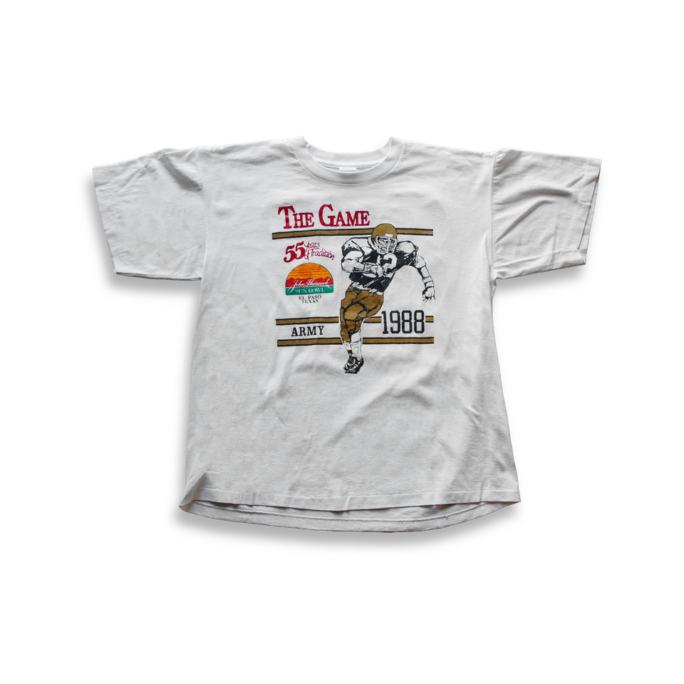 Centre Upcycled '88 Sun Bowl Tee (White) - Centre Upcycle Program
