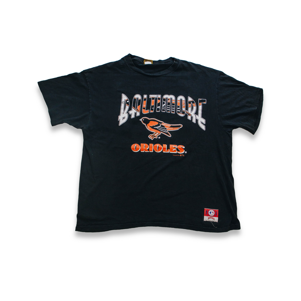 Centre Upcycled Orioles Tee (Black) - Men's Apparel