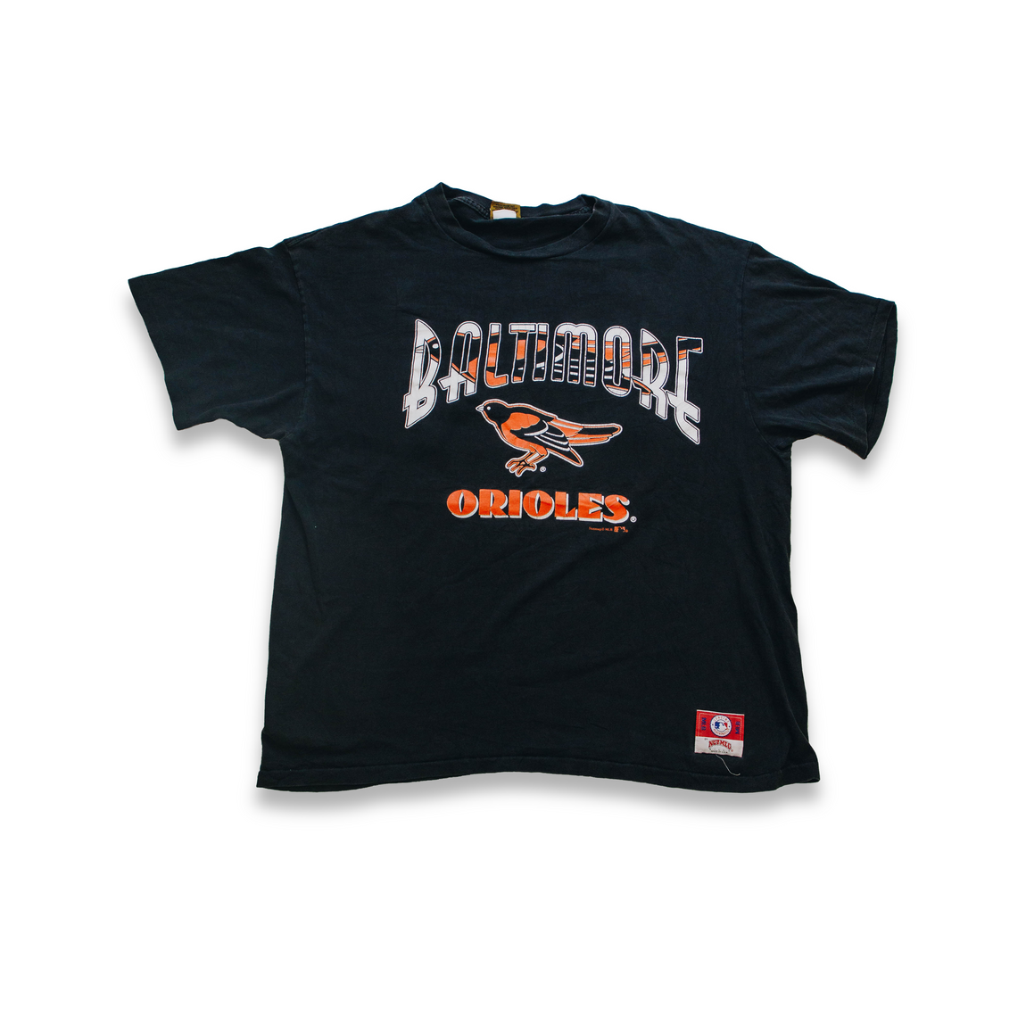 Centre Upcycled Orioles Tee (Black) - Centre Upcycled Orioles Tee (Black) - 