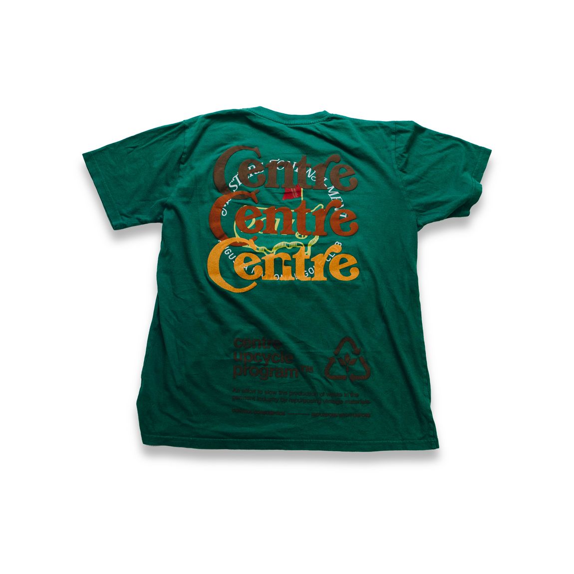 Centre Upcycled Masters Tee (Green) - Centre Upcycled Masters Tee (Green) - 