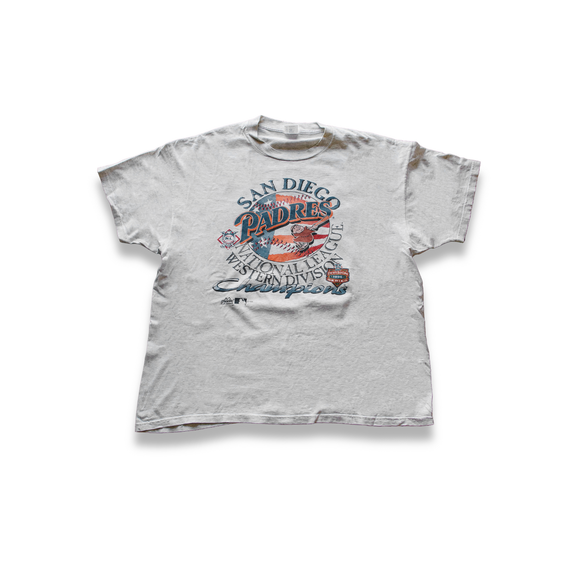 Centre Upcycled '96 Padres Tee (Heather Grey) - Centre Upcycled '96 Padres Tee (Heather Grey) - 