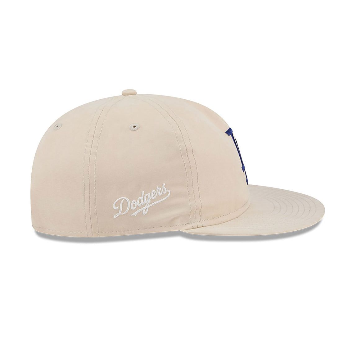 New Era 9FIFTY LA Dodgers Brushed Nylon Strapback Cap (Cream) - New Era 9FIFTY LA Dodgers Brushed Nylon Strapback Cap (Cream) - 