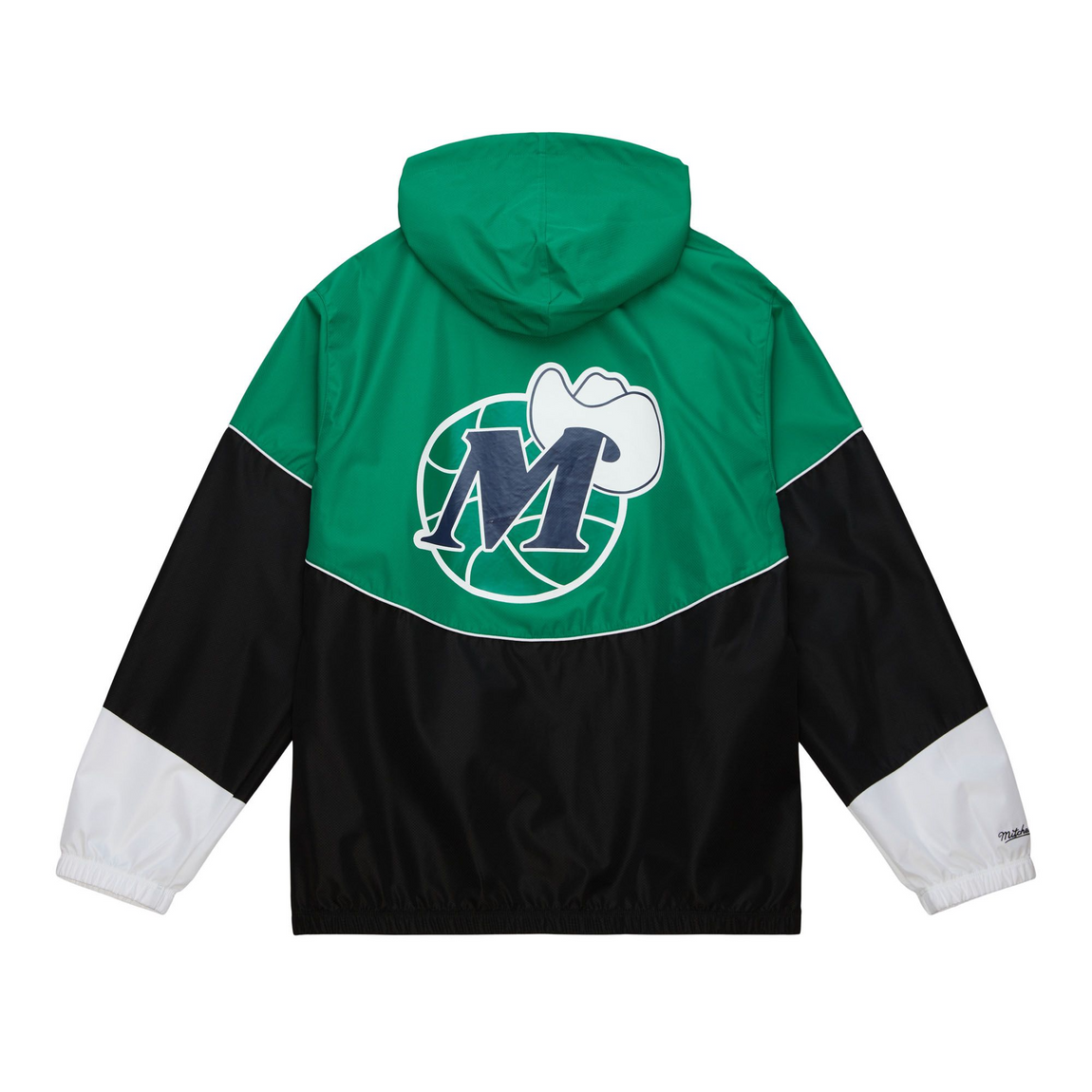 Mitchell & Ness NBA Home Team Dallas Mavericks Lightweight Windbreaker ( Green / Black ) - Mitchell & Ness NBA Home Team Dallas Mavericks Lightweight Windbreaker ( Green / Black ) - 