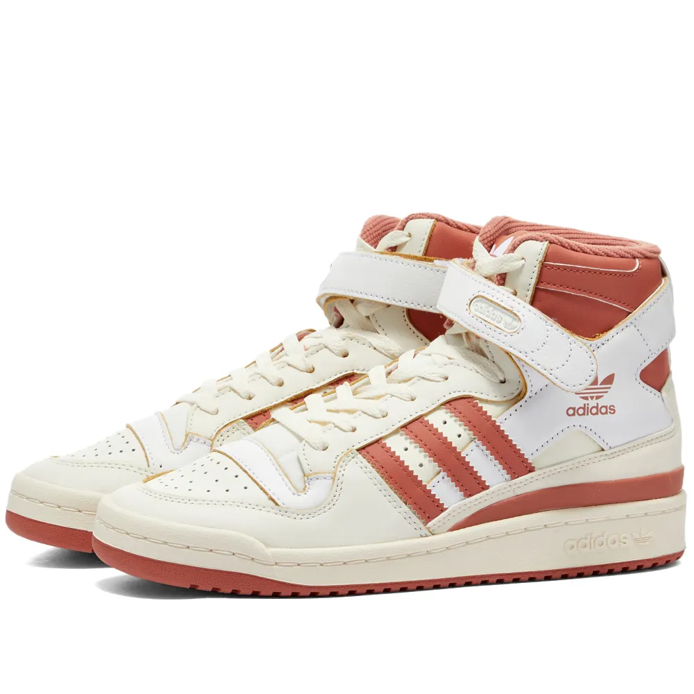 Adidas Women's Forum 84 High (Off White/Magic Earth-White) - Adidas Women's Forum 84 High (Off White/Magic Earth-White) - 