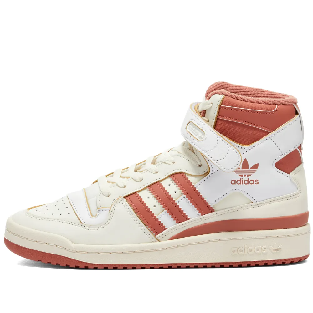 Adidas Women's Forum 84 High (Off White/Magic Earth-White) - Adidas Women's Forum 84 High (Off White/Magic Earth-White) - 