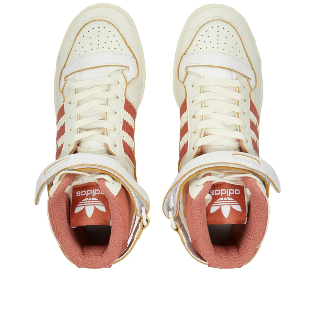 Adidas Women's Forum 84 High (Off White/Magic Earth-White) - Adidas Women's Forum 84 High (Off White/Magic Earth-White) - 