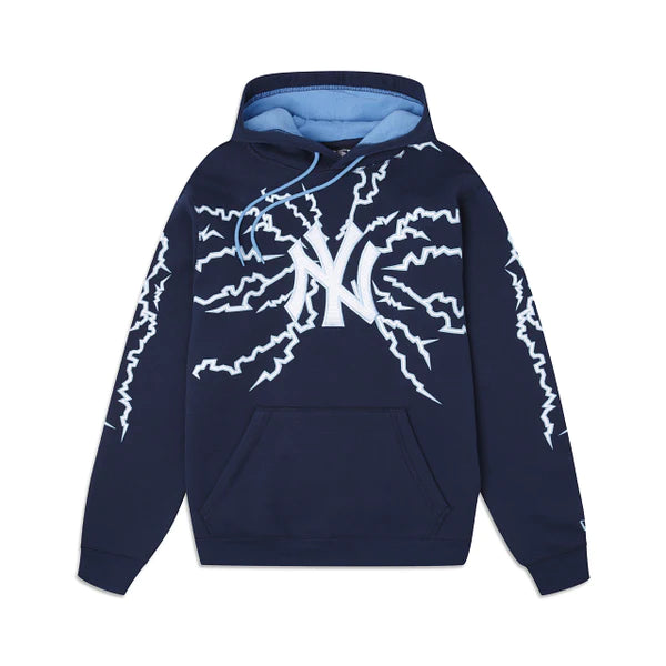 New ERA New York Yankees Electrify Hoodie (Navy/Electrify Blue) - New ERA New York Yankees Electrify Hoodie (Navy/Electrify Blue) - 