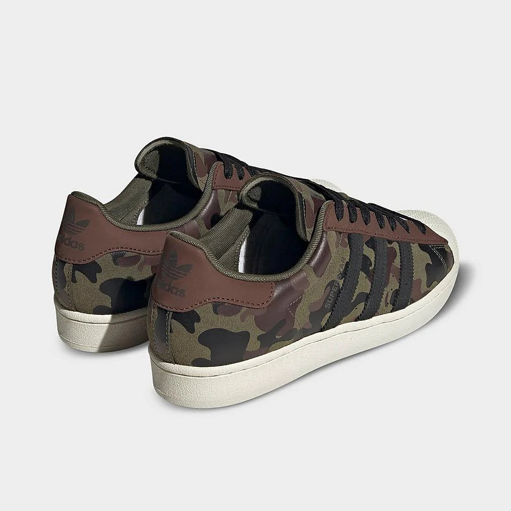 Adidas Superstar (Olive Strata/Mesa-Night Red) - Adidas Superstar (Olive Strata/Mesa-Night Red) - 