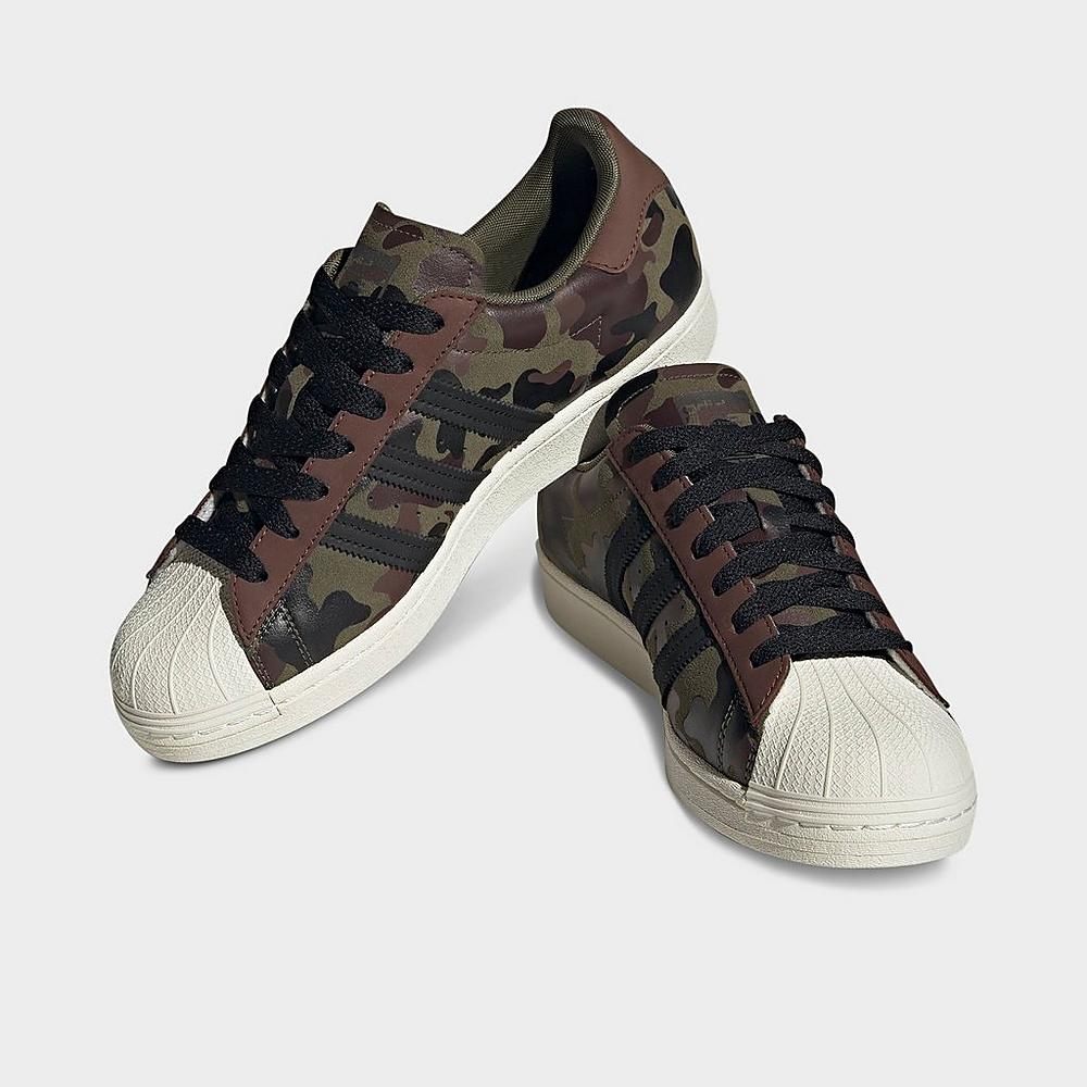 Adidas Superstar (Olive Strata/Mesa-Night Red) - Adidas Superstar (Olive Strata/Mesa-Night Red) - 