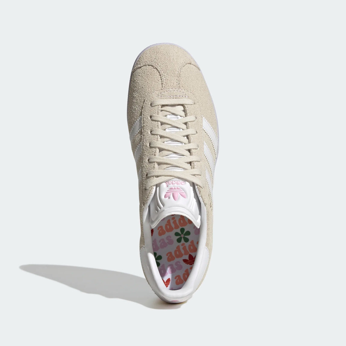 Adidas Women's Gazelle (Off White/Cloud White-Clear Pink) - Adidas Women's Gazelle (Off White/Cloud White-Clear Pink) - 