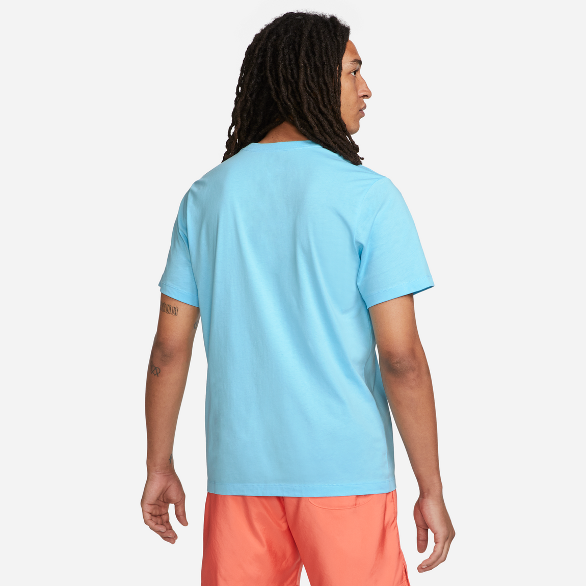 Nike Sportswear Club T-Shirt (Blue Chill/Light Crimson) - Nike Sportswear Club T-Shirt (Blue Chill/Light Crimson) - 