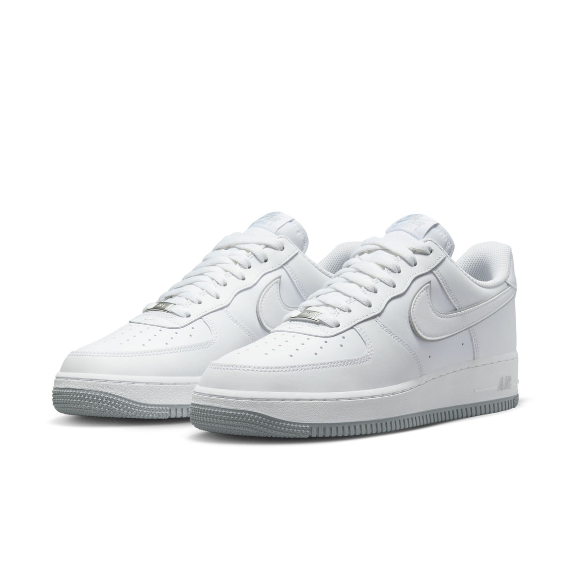 Nike Air Force 1 '07 (White/Wolf Grey-White) - Nike Air Force 1 '07 (White/Wolf Grey-White) - 