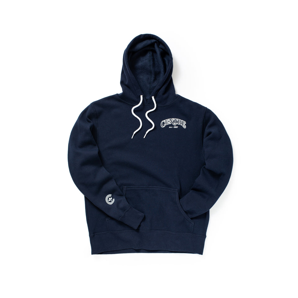 Centre Arch Pullover Hoodie (Navy) - Centre