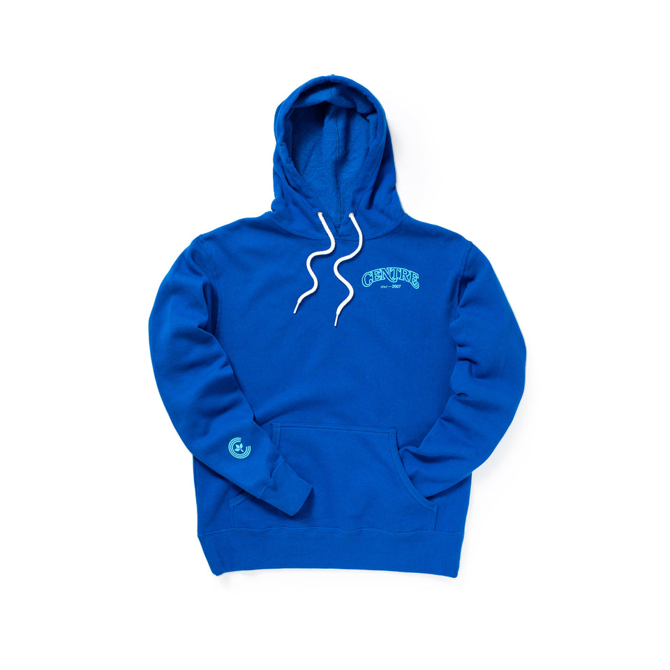 Centre Arch Pullover Hoodie (Cobalt Blue) - Centre