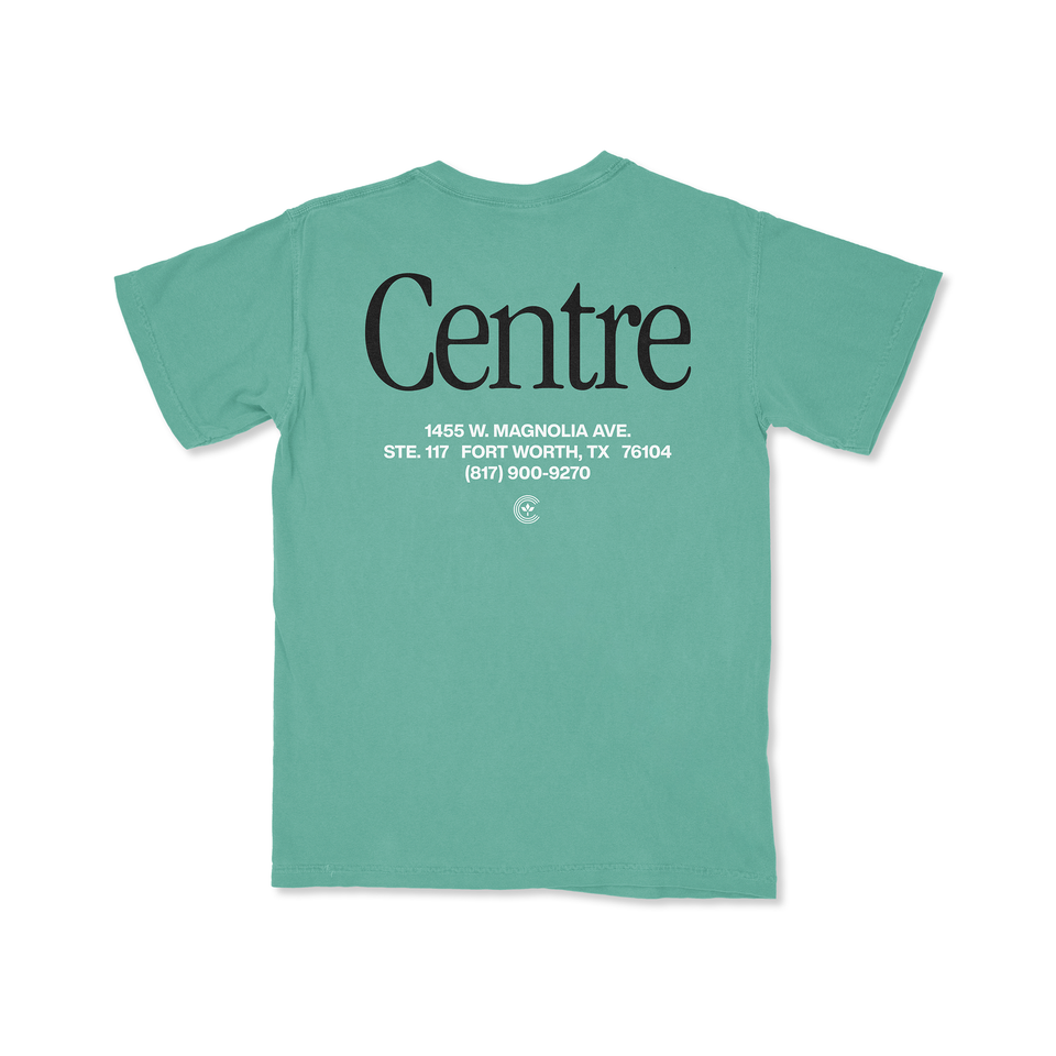 Centre Fort Worth Brick & Mortar Tee (Seafoam/Black) - Centre - Brick & Mortar