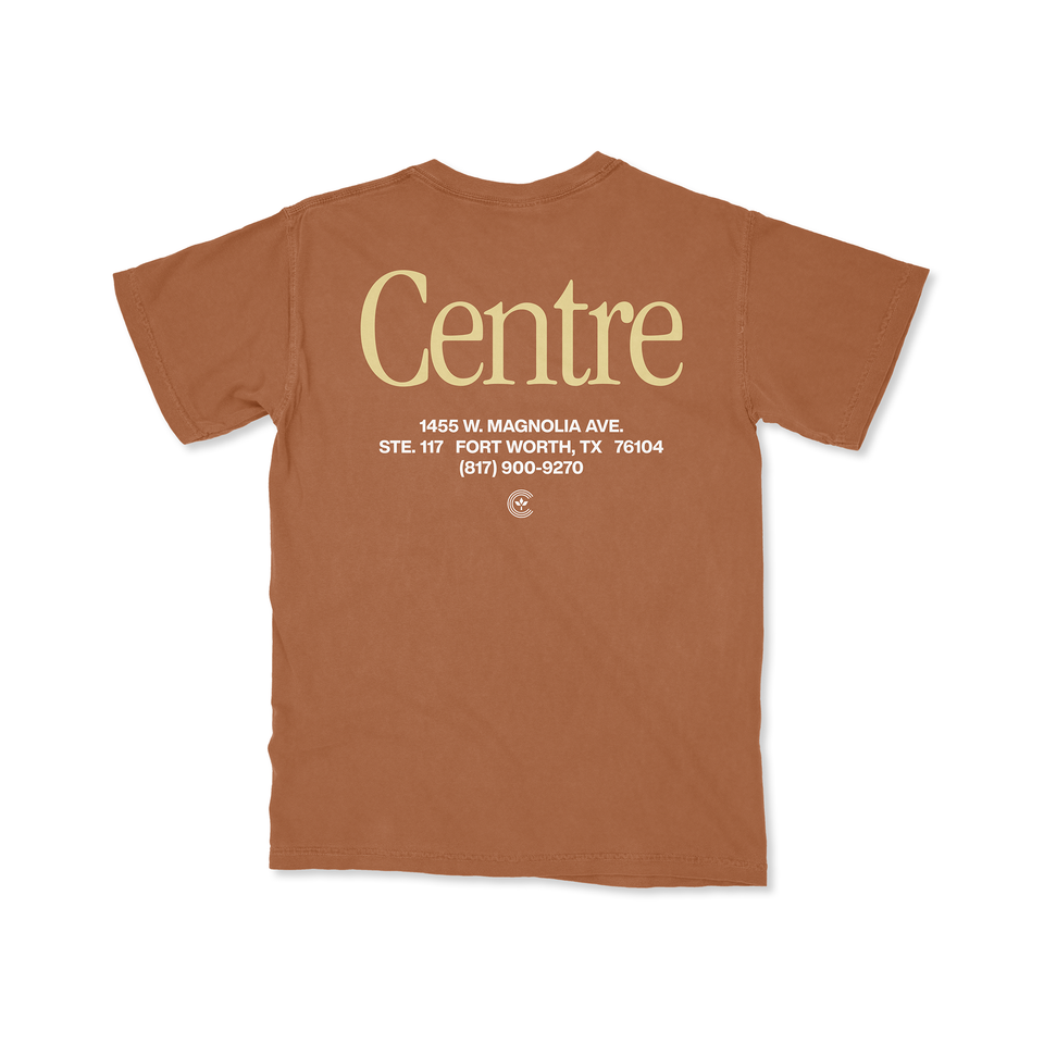 Centre Fort Worth Brick & Mortar Tee (Yam/Banana) - Centre - Brick & Mortar