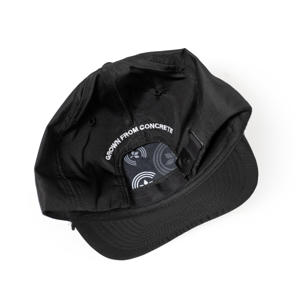 Centre Flag 5 Panel Hat (Black) - Centre Flag 5 Panel Hat (Black) - 