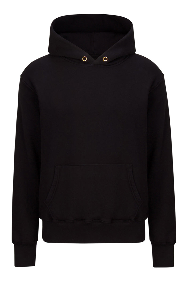Les Tien Heavyweight Pullover Hoodie (Jet Black) - Les Tien Heavyweight Pullover Hoodie (Jet Black) - 
