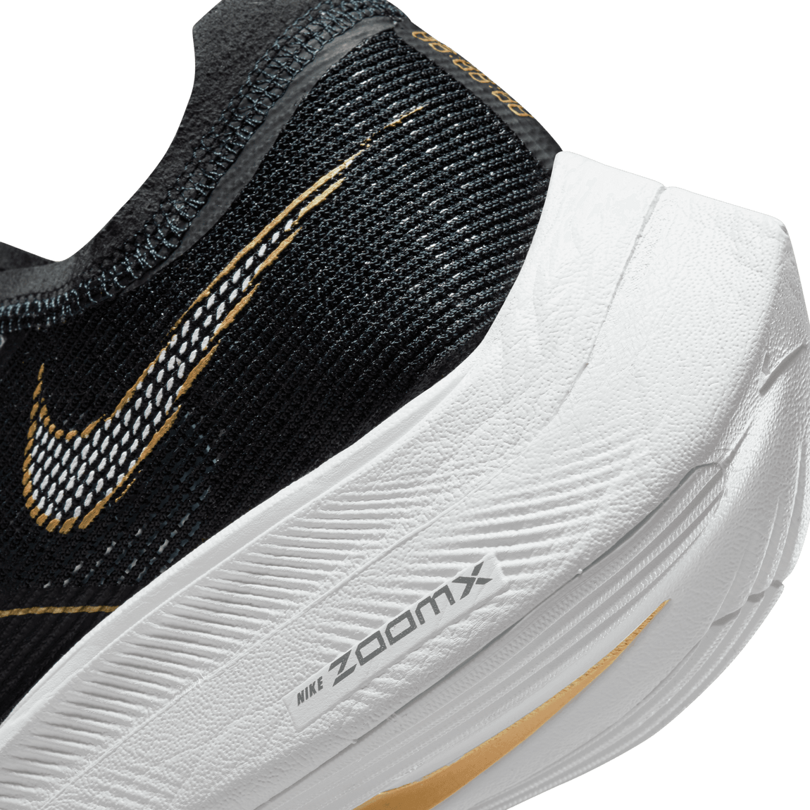 Nike Women's Zoom Vaporfly Next% 2 (Black/White/Metallic Gold Coin) - Nike Women's Zoom Vaporfly Next% 2 (Black/White/Metallic Gold Coin) - 