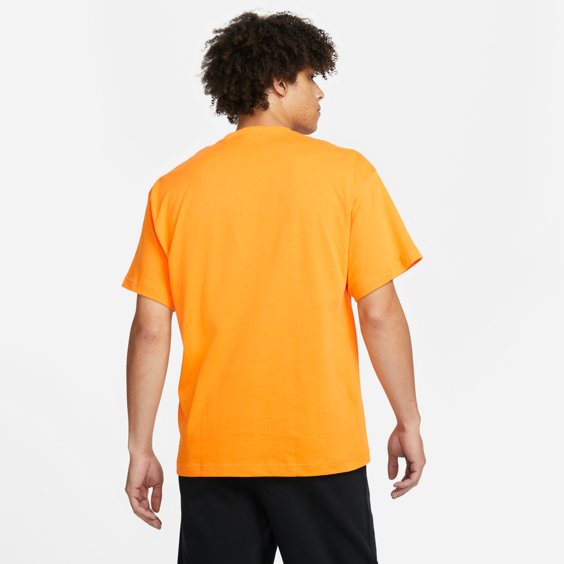 Nike Men's Solo Swoosh Tee (Kumquat/White) - Nike Men's Solo Swoosh Tee (Kumquat/White) - 