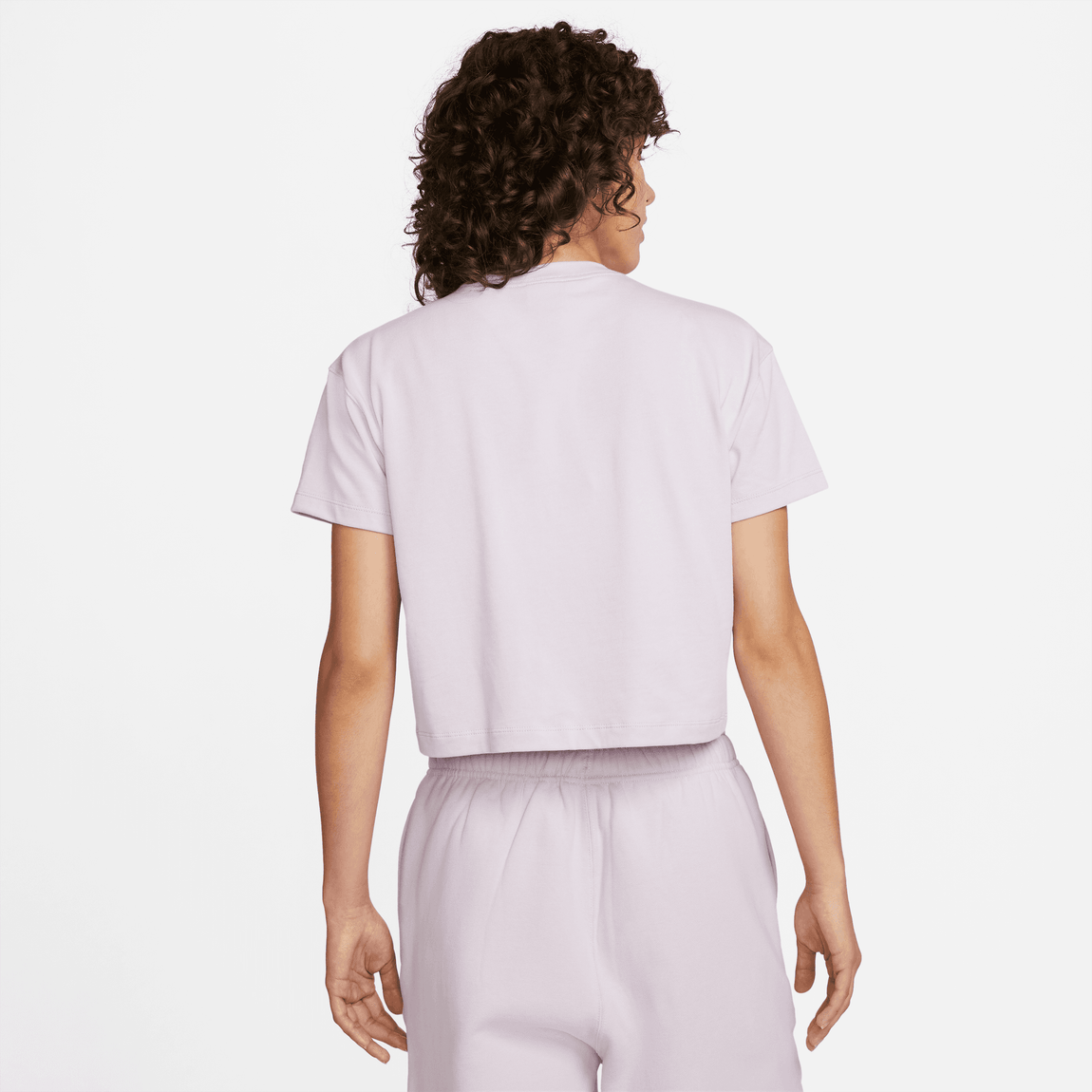 Nike Women's Solo Swoosh Tee (Doll/White) - Nike Women's Solo Swoosh Tee (Doll/White) - 