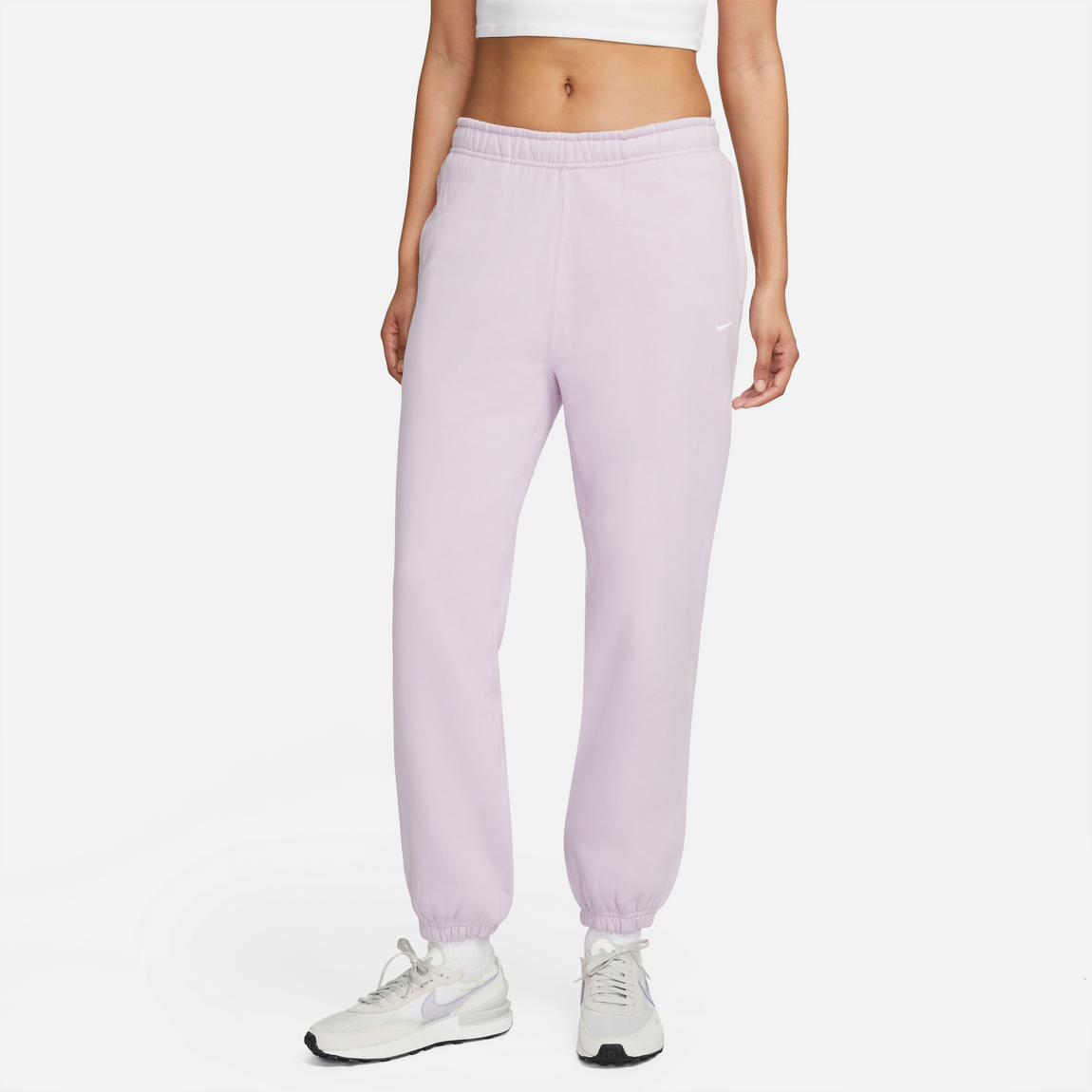 Nike Women's Solo Swoosh Fleece Pants (Doll) - Nike Women's Solo Swoosh Fleece Pants (Doll) - 