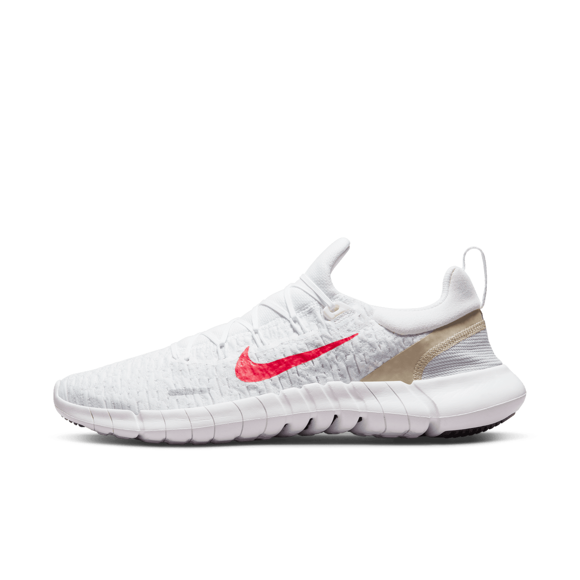 Nike Free Run Next Nature (White/Siren Red/Off White-Pure Platinum) - Nike Free Run Next Nature (White/Siren Red/Off White-Pure Platinum) - 