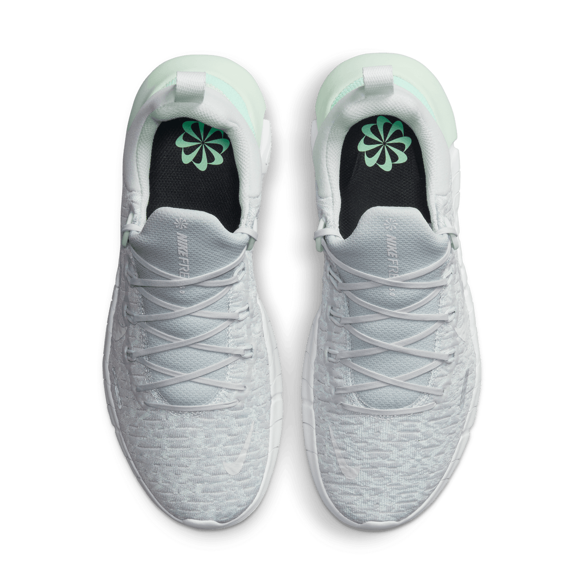 Nike Women's Free Run 5.0 Next Nature (Pure Platinum/White-Barely Green) - Nike Women's Free Run 5.0 Next Nature (Pure Platinum/White-Barely Green) - 