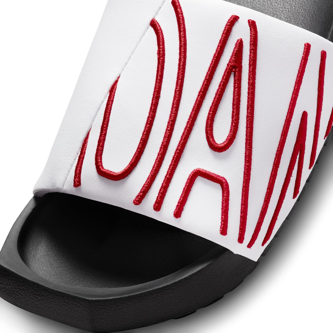Jordan Women's Nola Slide (White/Gym Red-Black) - Jordan Women's Nola Slide (White/Gym Red-Black) - 