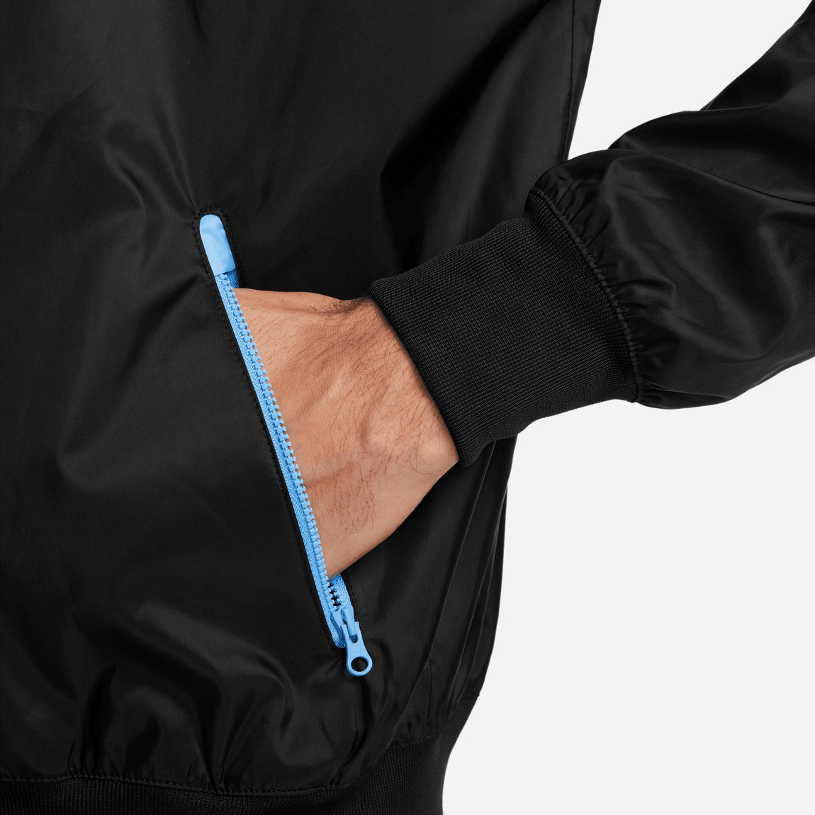 Nike Sportswear Windrunner (Black/University Blue-Citron Tint) - Nike Sportswear Windrunner (Black/University Blue-Citron Tint) - 