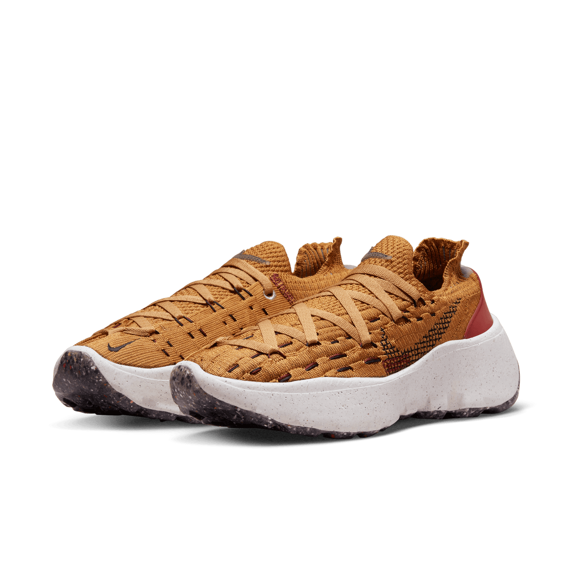 Nike Women's Space Hippie 04 (Wheat/Black/Dark Beetroot-Cinnabar) - Nike Women's Space Hippie 04 (Wheat/Black/Dark Beetroot-Cinnabar) - 