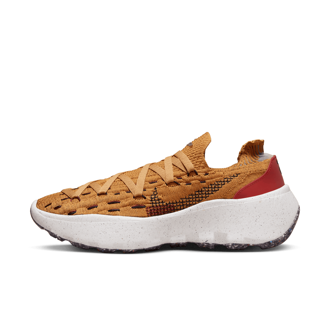 Nike Women's Space Hippie 04 (Wheat/Black/Dark Beetroot-Cinnabar) - Nike Women's Space Hippie 04 (Wheat/Black/Dark Beetroot-Cinnabar) - 
