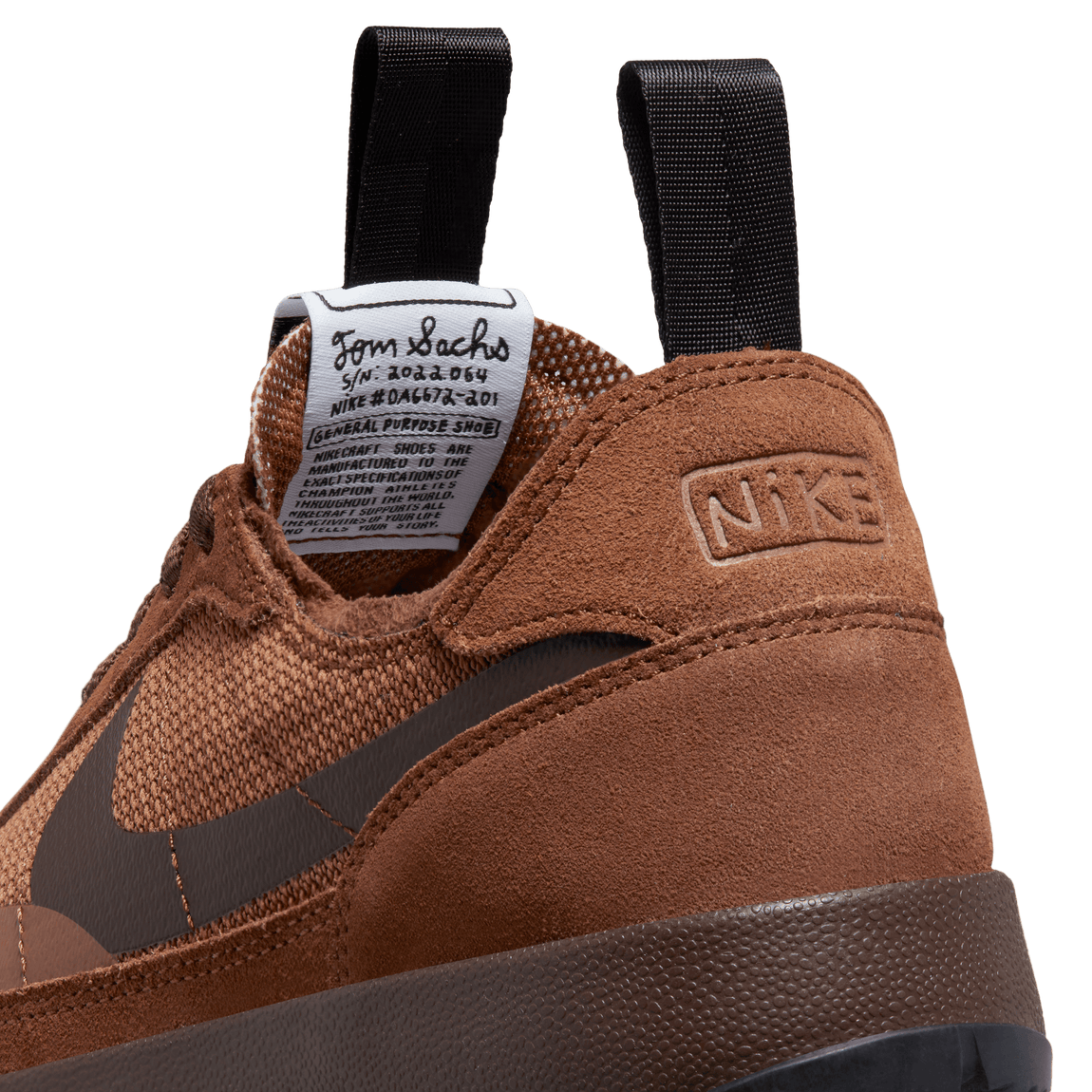 Tom Sachs X Nike General Purpose Shoe (Pecan/Dark Field Brown) 2/7