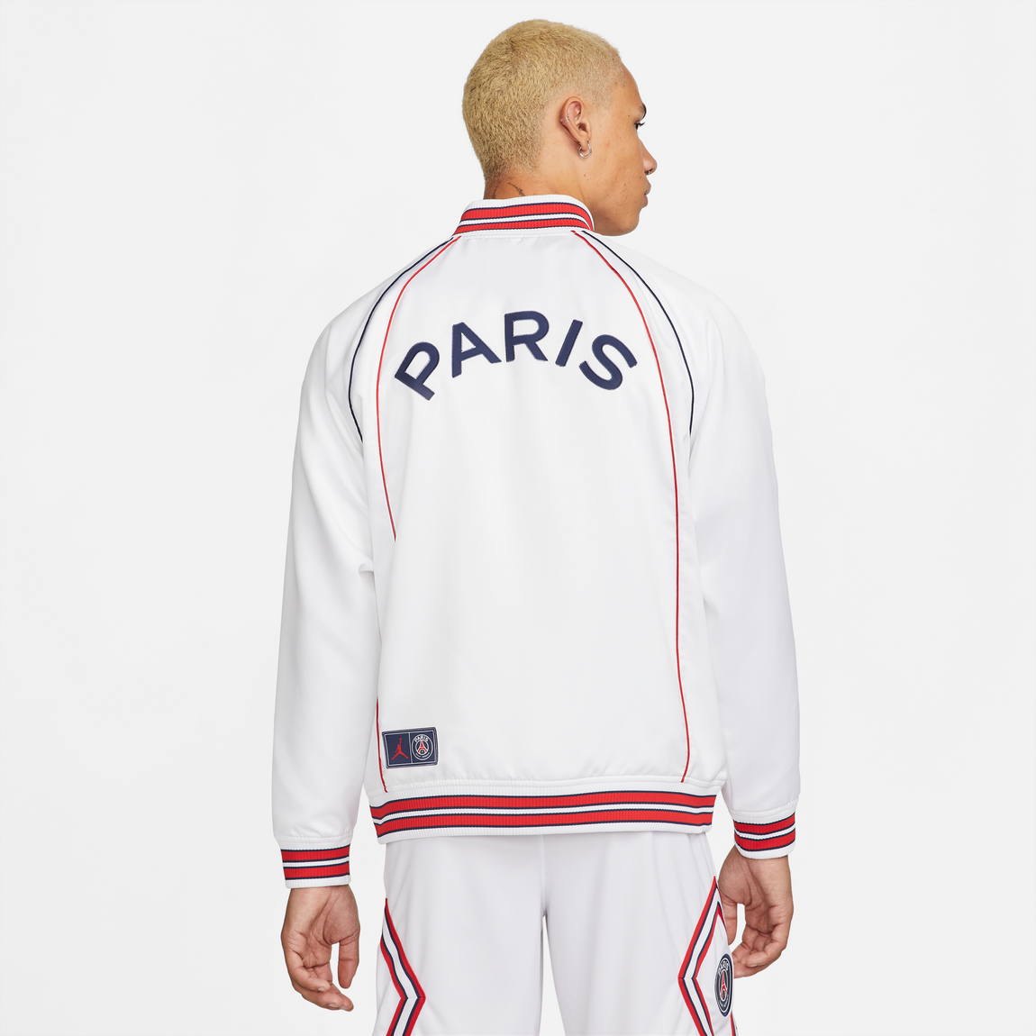 Jordan X PSG Club Anthem Jacket (White/University Red/Midnight Navy) - Jordan X PSG Club Anthem Jacket (White/University Red/Midnight Navy) - 
