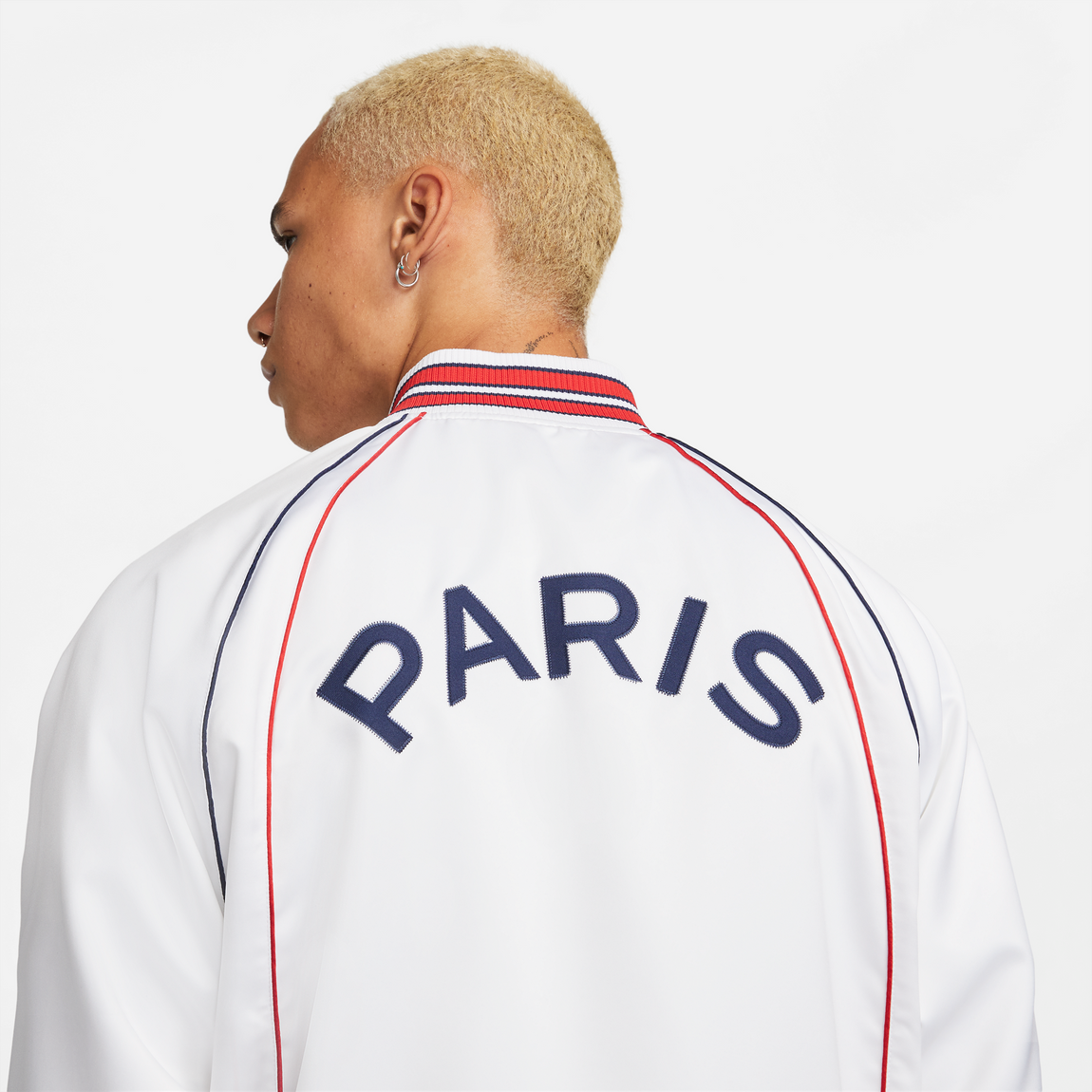 Jordan X PSG Club Anthem Jacket (White/University Red/Midnight Navy) - Jordan X PSG Club Anthem Jacket (White/University Red/Midnight Navy) - 
