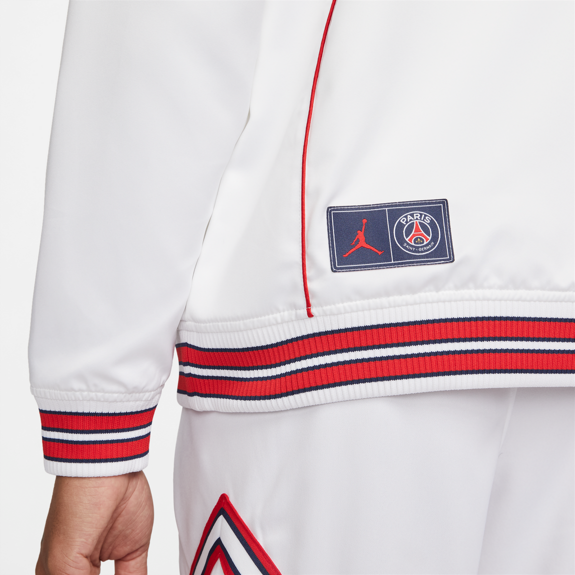 Jordan X PSG Club Anthem Jacket (White/University Red/Midnight Navy) - Jordan X PSG Club Anthem Jacket (White/University Red/Midnight Navy) - 